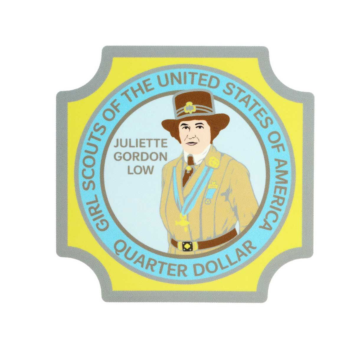 Juliette Gordon Low Quarter Decal