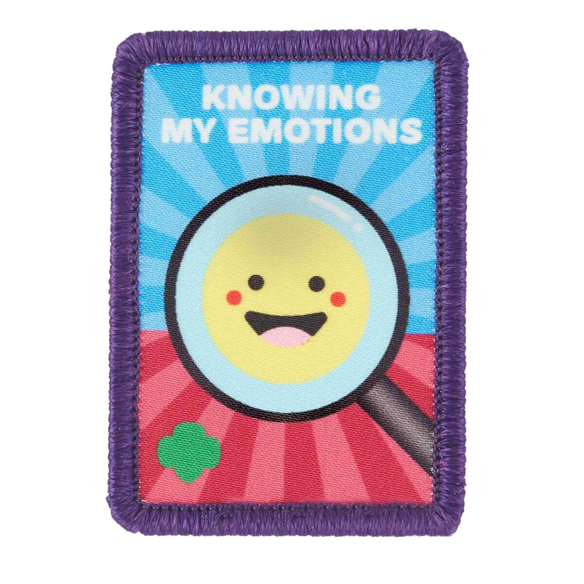 Junior Mental Wellness Sew-On Fun Patch — Knowing My Emotions