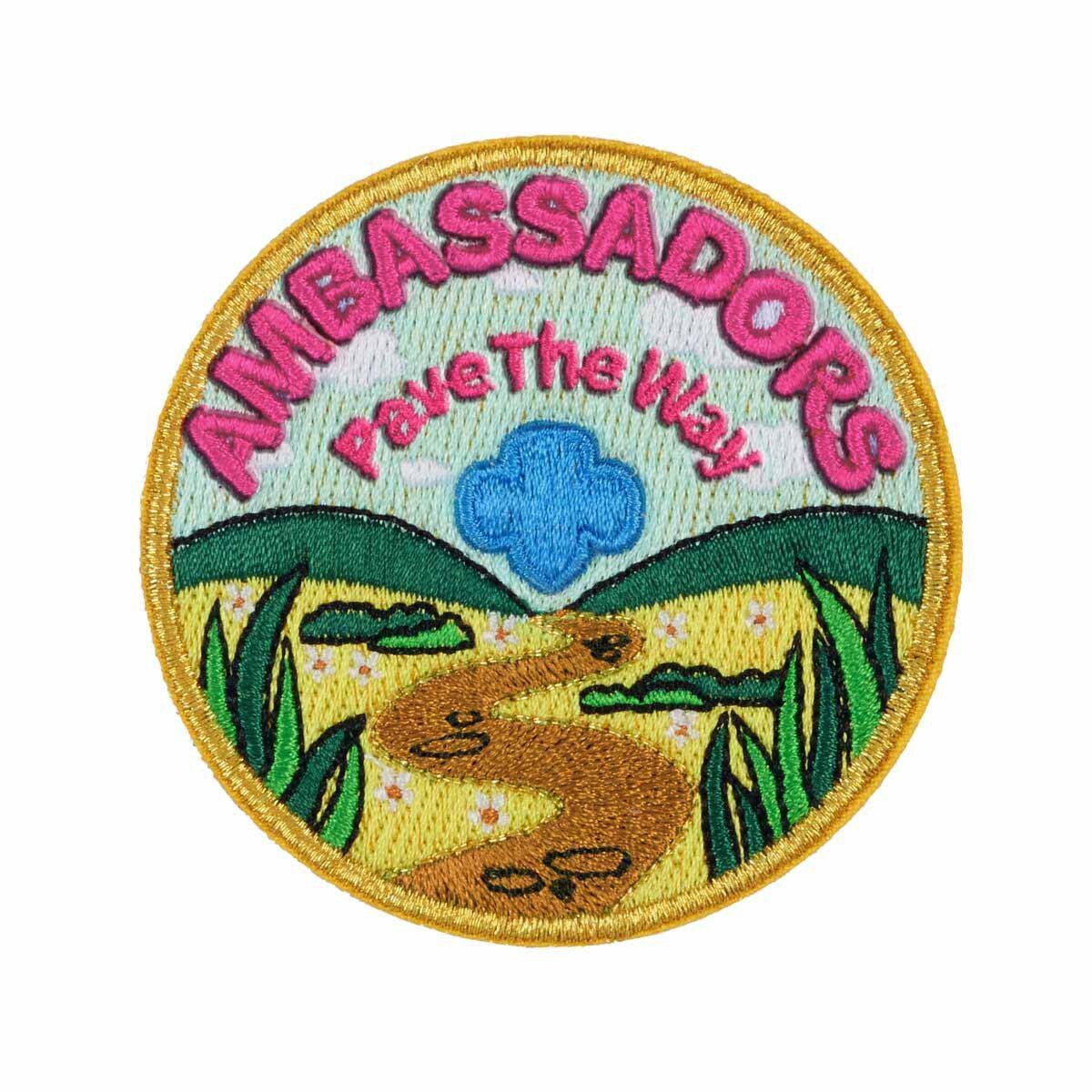 Girl Scouts x Supermix Studio Ambassadors Pave The Way Iron-On Super Fun Patch