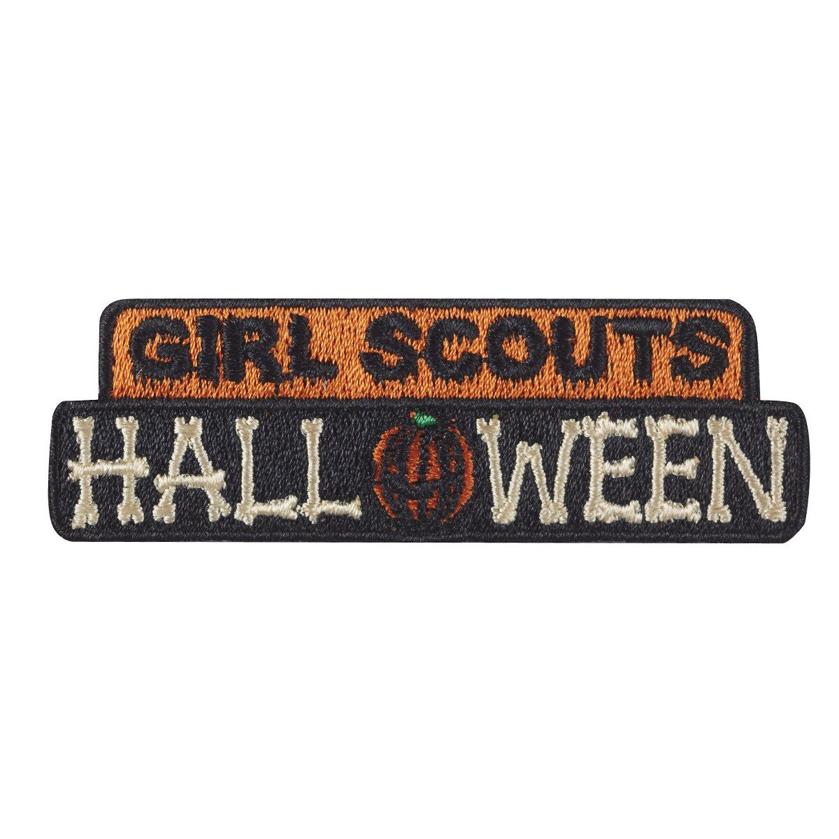 Halloween Bones Girl Scouts Iron-On Patch
