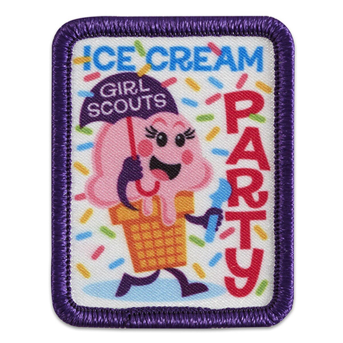 Ice Cream Party Sprinkles Sew-On Fun Patch