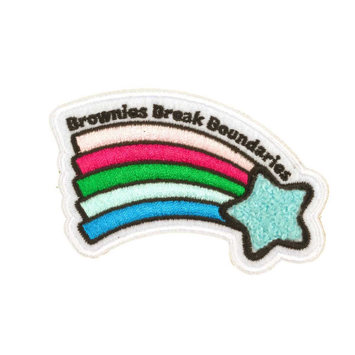 Girl Scouts x Supermix Studio Brownies Break Boundaries Iron-On Super Fun Patch