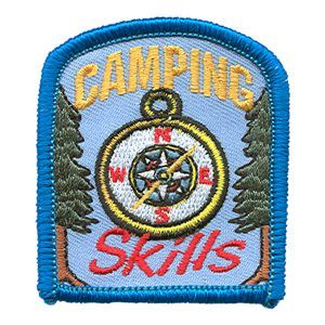Camping Skills Fun Patch