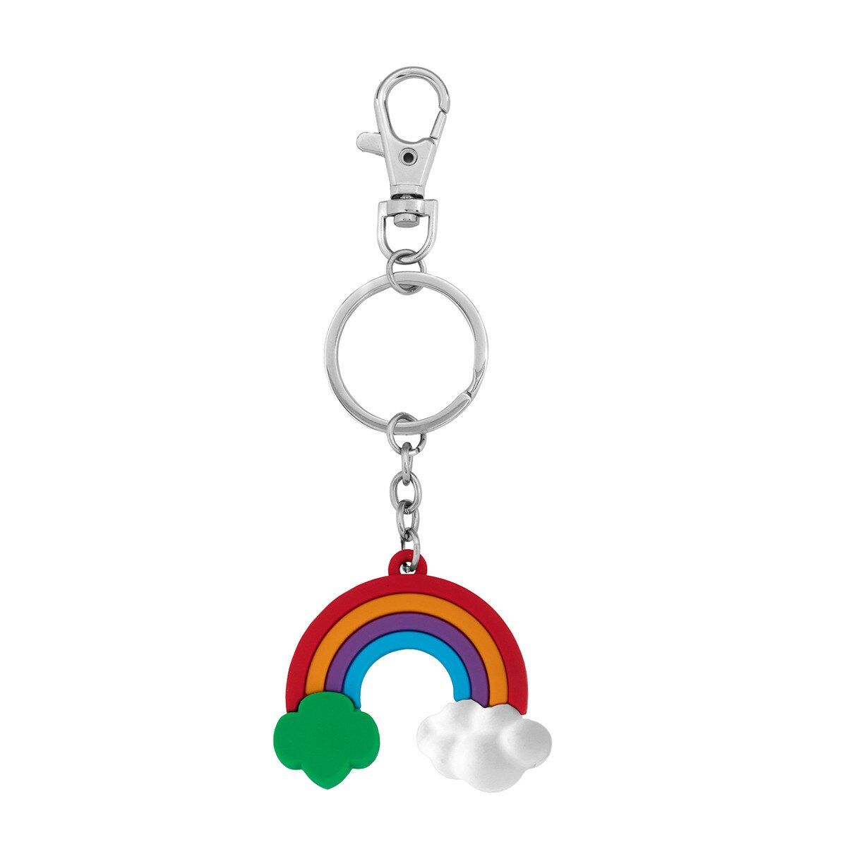 Bridging Rainbow PVC Charm Keychain