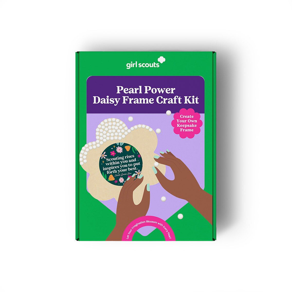 Pearl Power Daisy Frame Craft Kit
