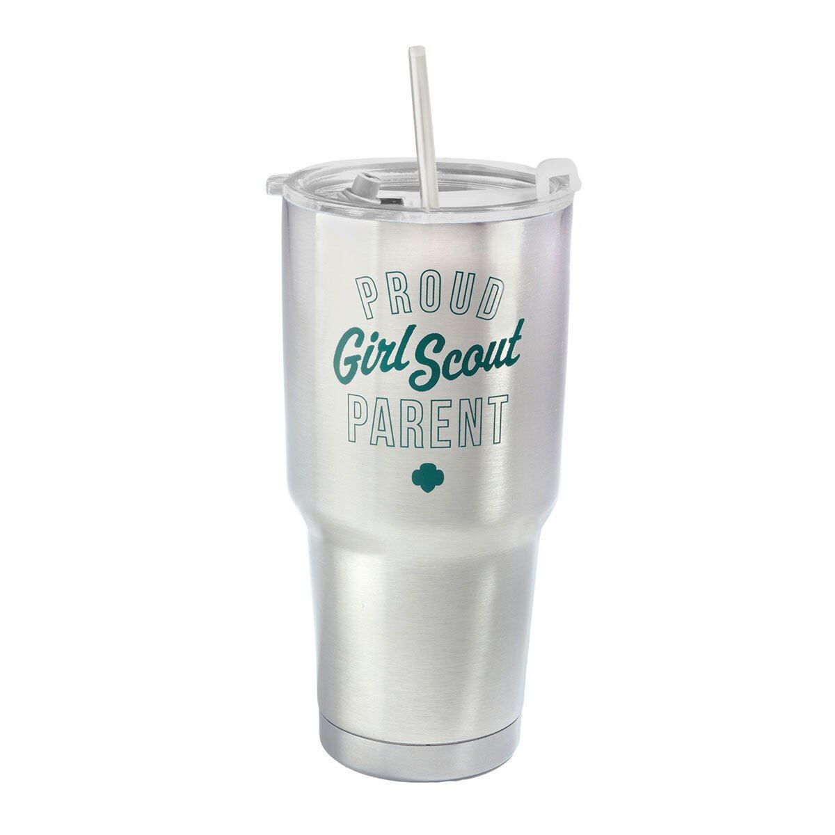 Proud Girl Scout Parent Tumbler with Straw