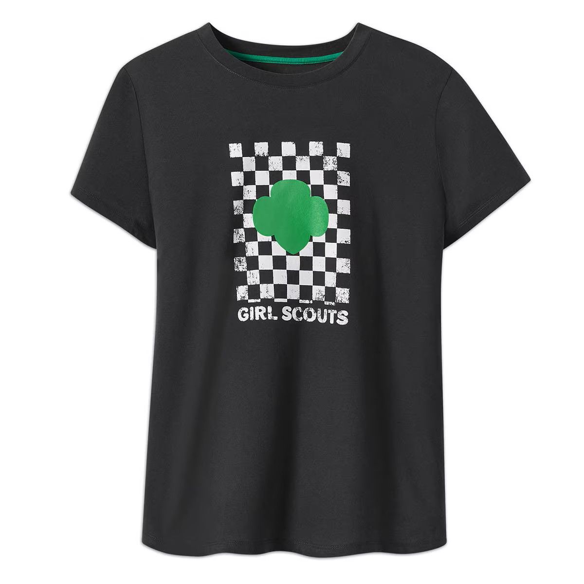 Checkerboard Trefoil T-Shirt — Women's 2X