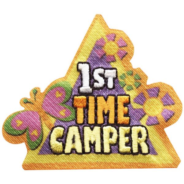 1st Time Camper Fun Patch