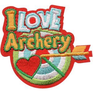 I Love Archery Fun Patch
