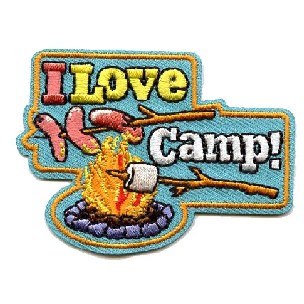 I Love Camp Fun Patch
