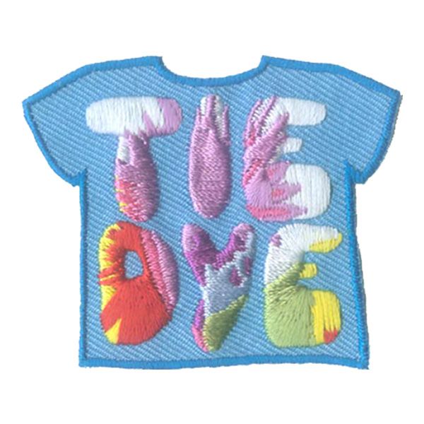 Tie Dye Shirt Fun Patch