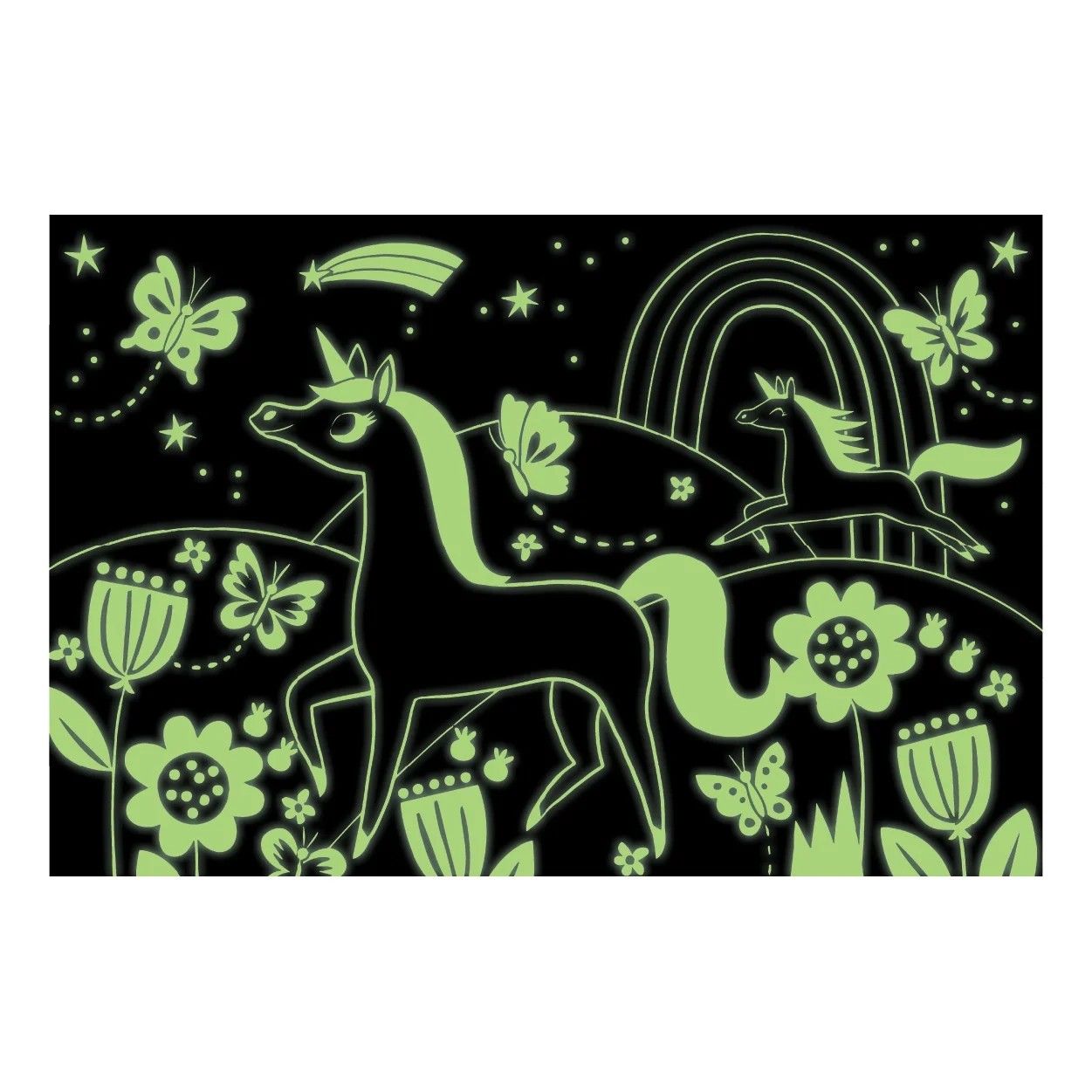 Unicorn Glow in Dark Puzzle