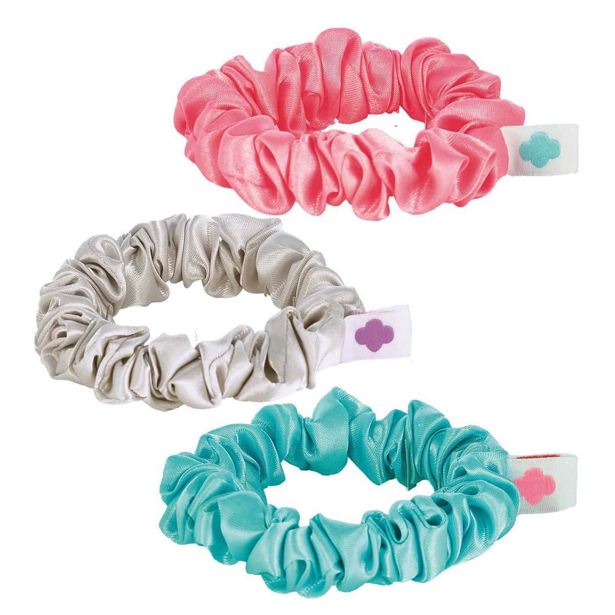 Satin Scrunchies Set 3-pack