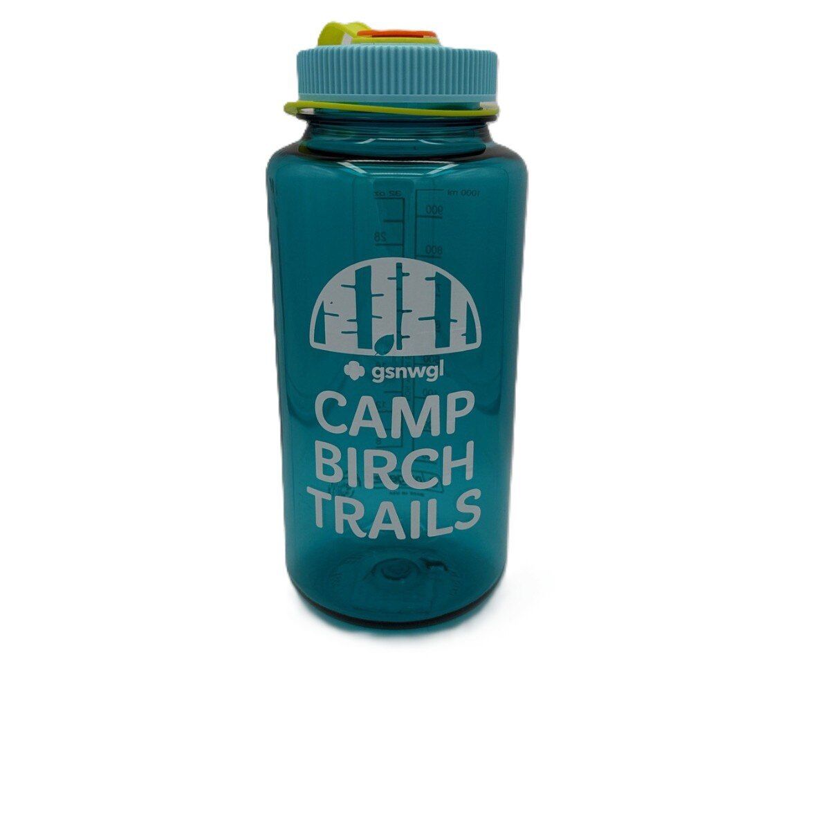 Camp Birch Trails Nalgene 32 Oz Cerulean Blue Water Bottle