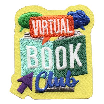 Virtual Book Club Fun Patch