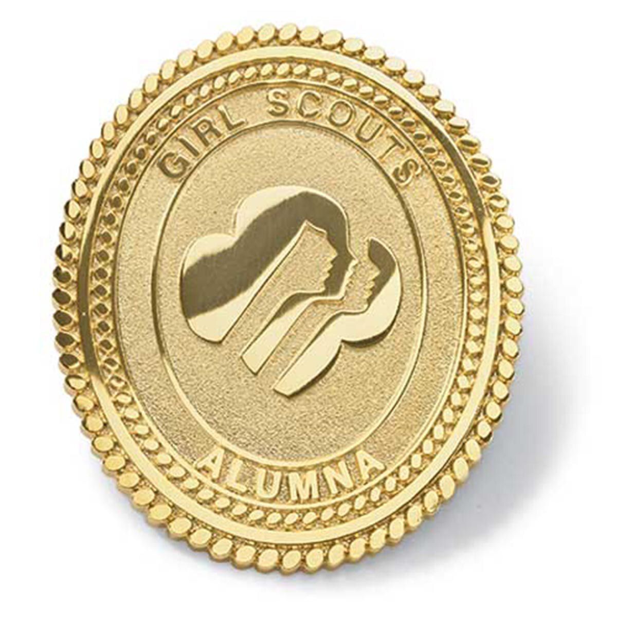 Girl Scout Alumna Gold Brooch