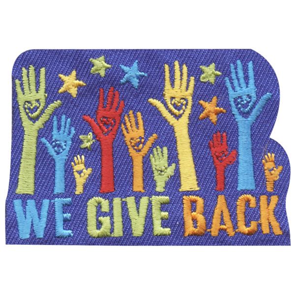 We Give Back Fun Patch