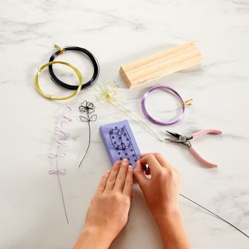 Wire Flowers Craft