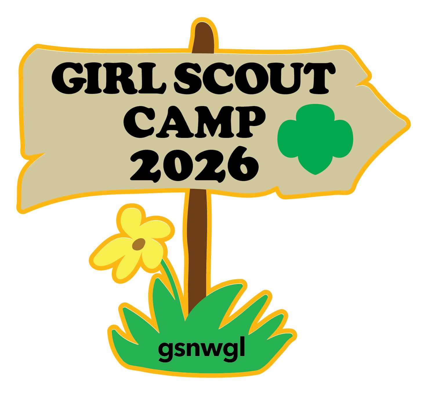 2026 GSNWGL Girl Scout Camp Fun Patch