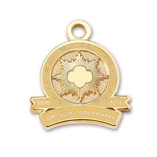 Gold Award Centennial Charm