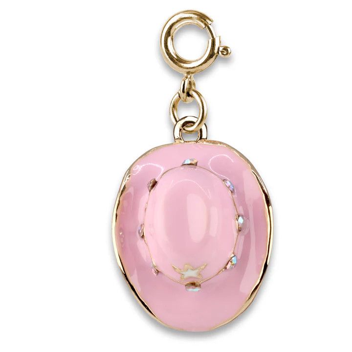 Gold Cowboy Hat Charm