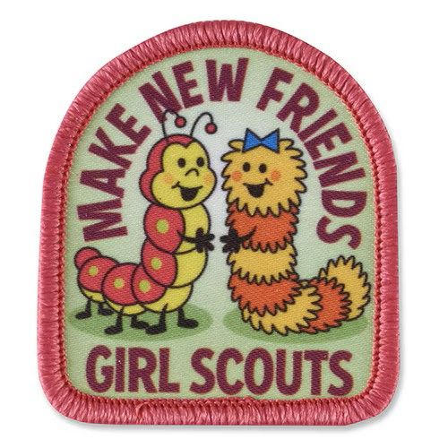 Make New Friends Girl Scouts Sew-On Fun Patch