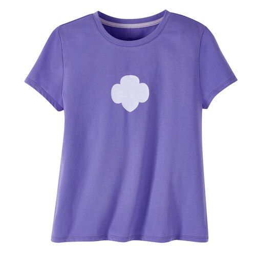 Purple Trefoil T-Shirt - Girls