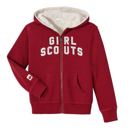 Fleece Lined Zip-Up Hoodie - Girls