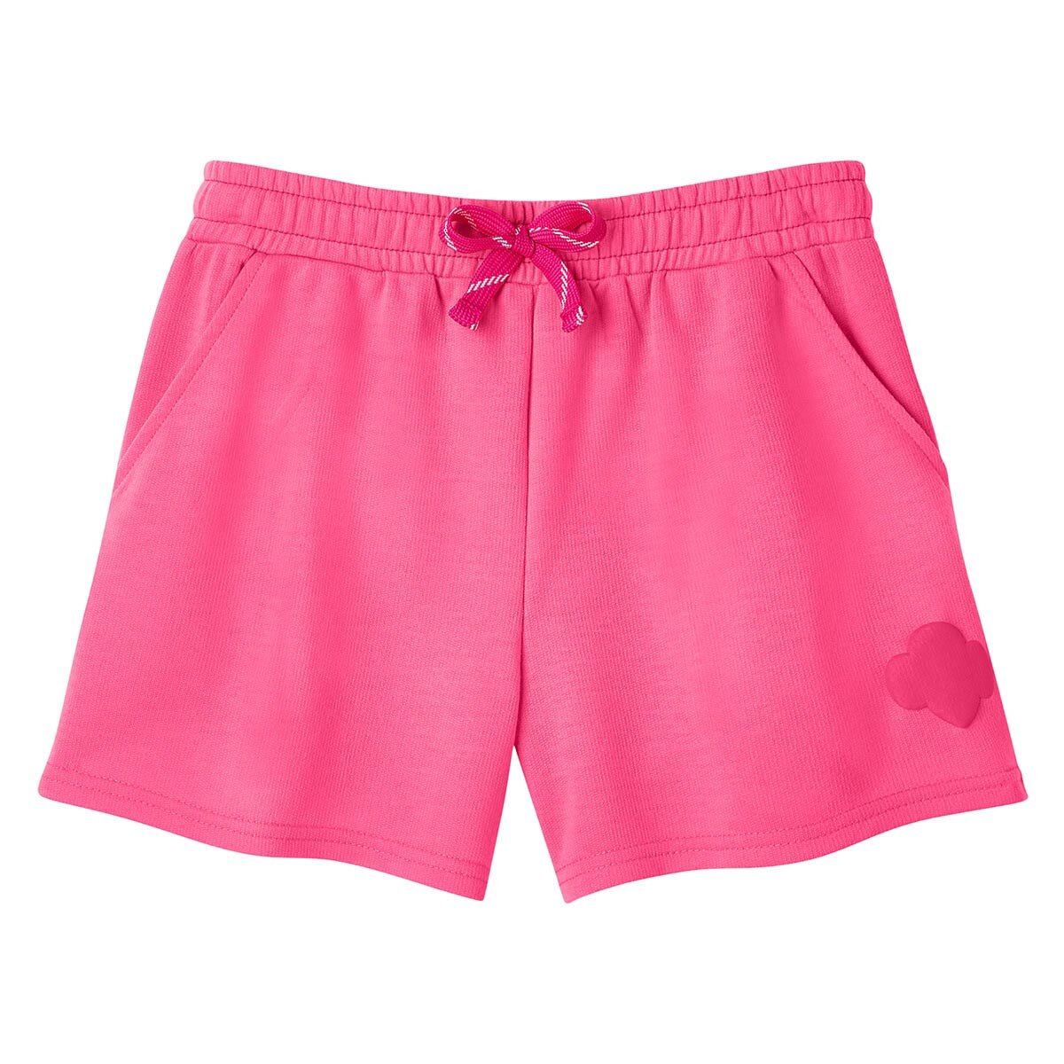Neon Drawstring Lounge Shorts — Girls'