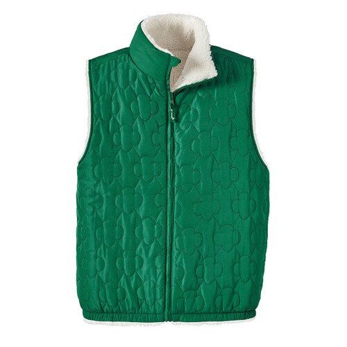 Trefoil Reversible Puffer Vest - Adult