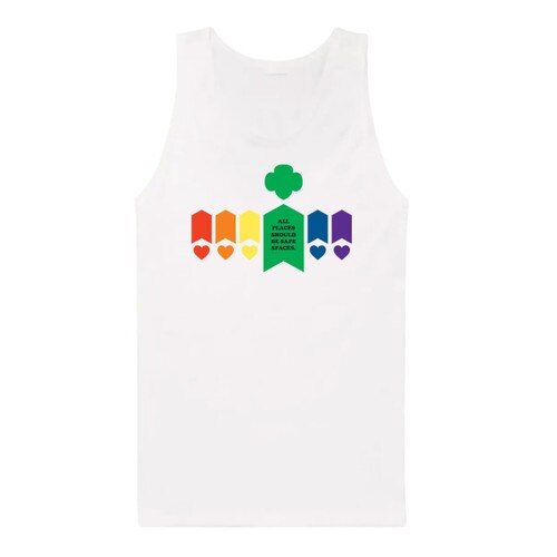 Pride Safe Spaces Tank Top - Adult, Size: XS