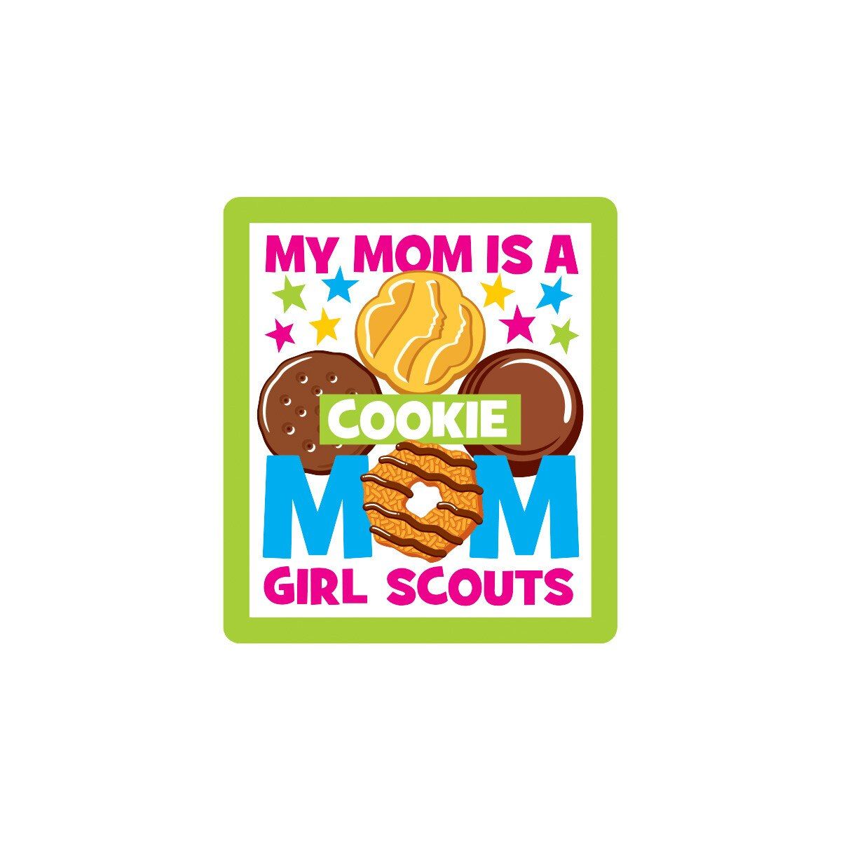 My Mom Is A Cookie Mom Sew-On Patch