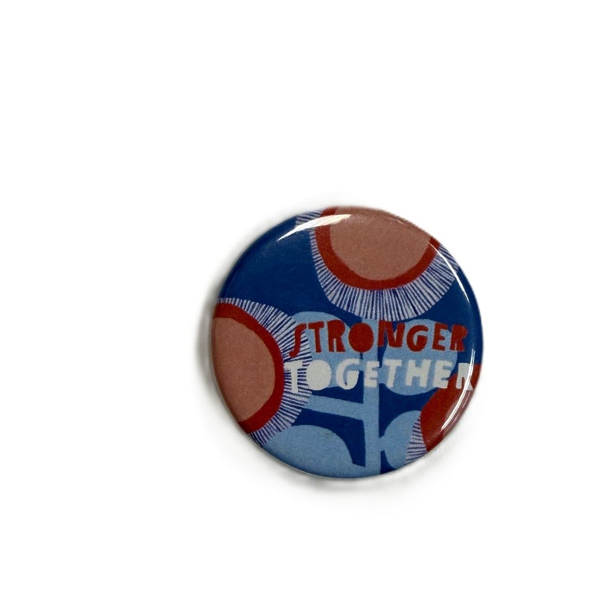 Button Pin 1" Stronger Together