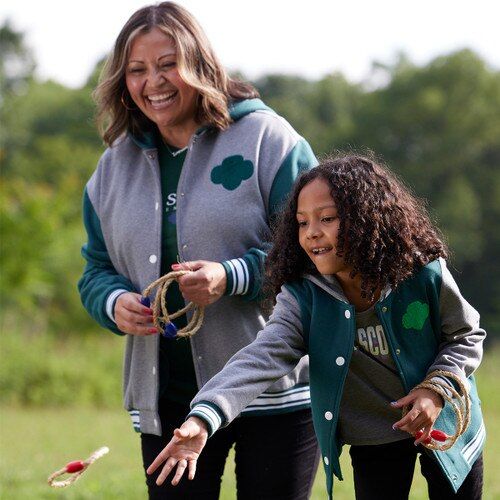 Varsity Hooded Sweatshirt Jacket — Women’s