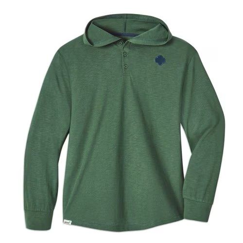 Henley Hoodie T-Shirt — Adult