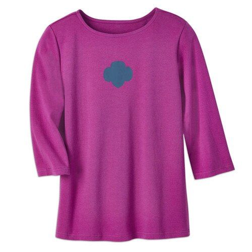 Boat Neck Trefoil Top — Women’s
