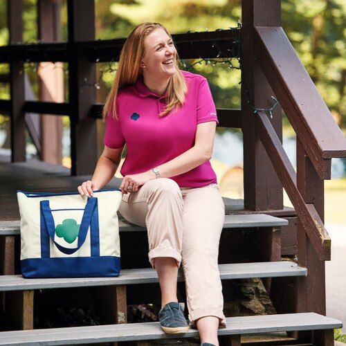 Ruby Trefoil Polo Shirt — Adult
