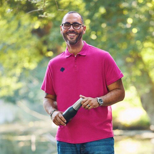 Ruby Trefoil Polo Shirt — Adult