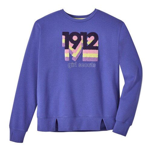 Colorful Chenille Sweatshirt - Women's