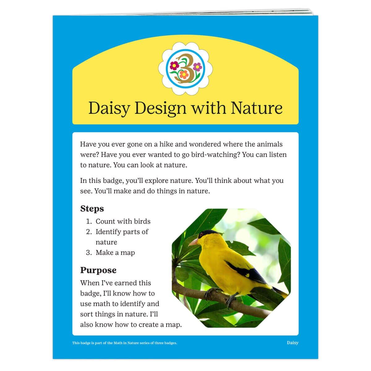 Daisy Design with Nature Badge Requirements
