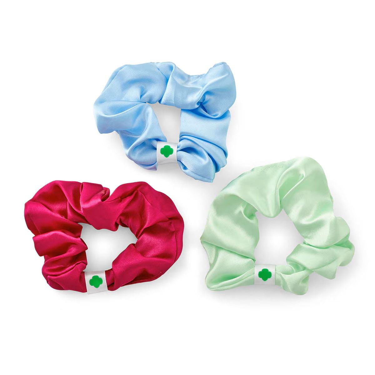 Multicolor Hair Scrunchie 3 Pk Set