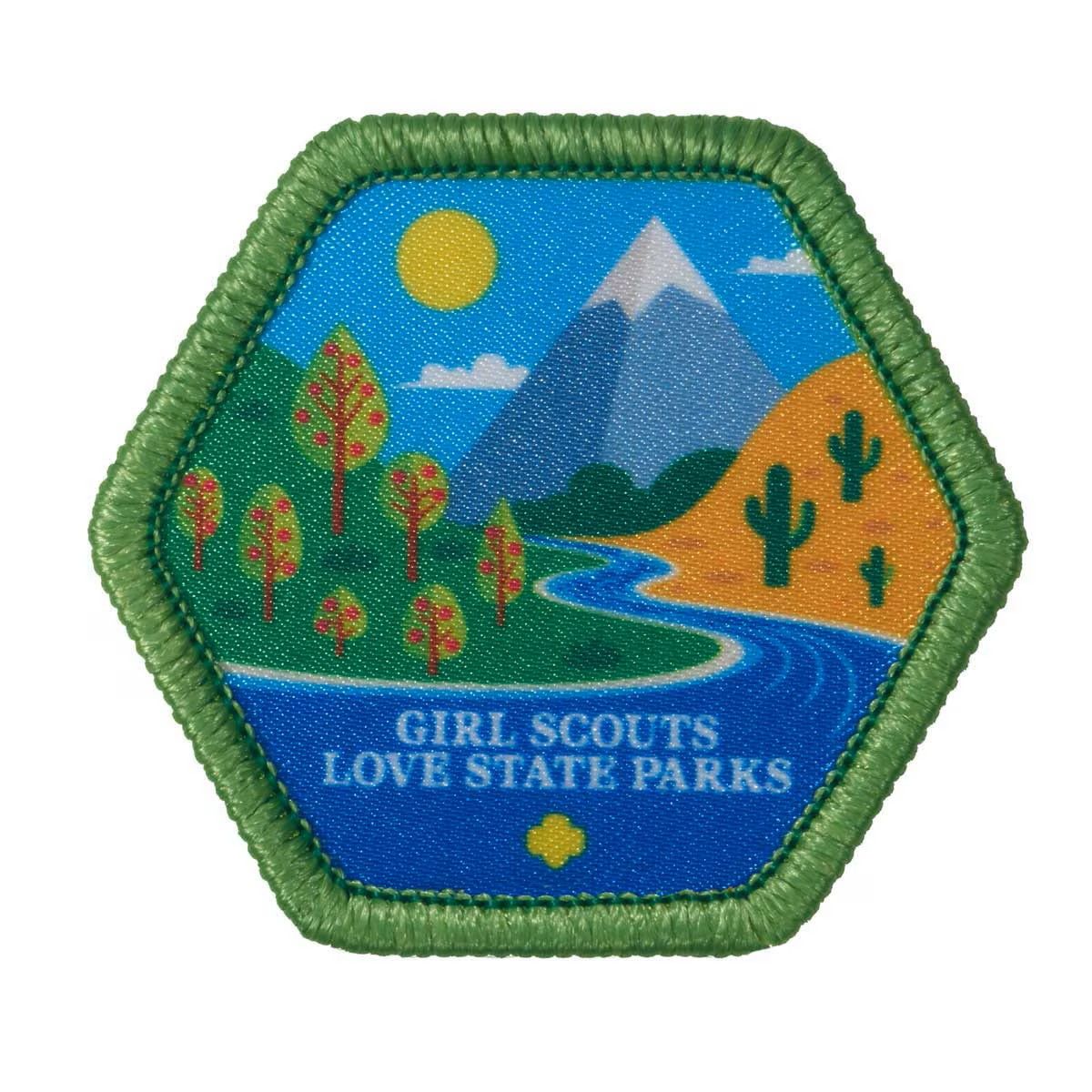 Girl Scouts Love State Parks 2026 Sew-On Patch