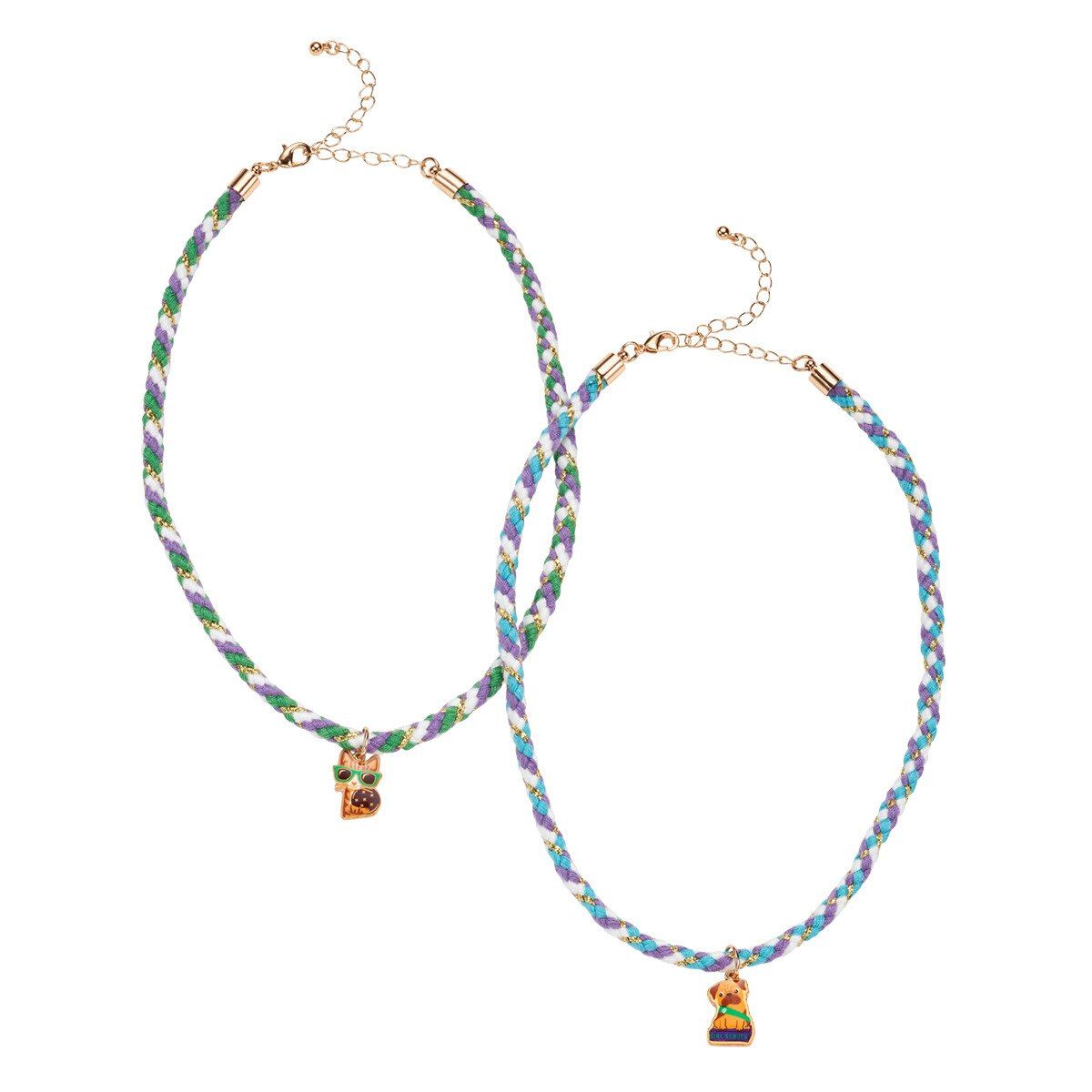 Animal Cookie Necklace - 2 Pk Set