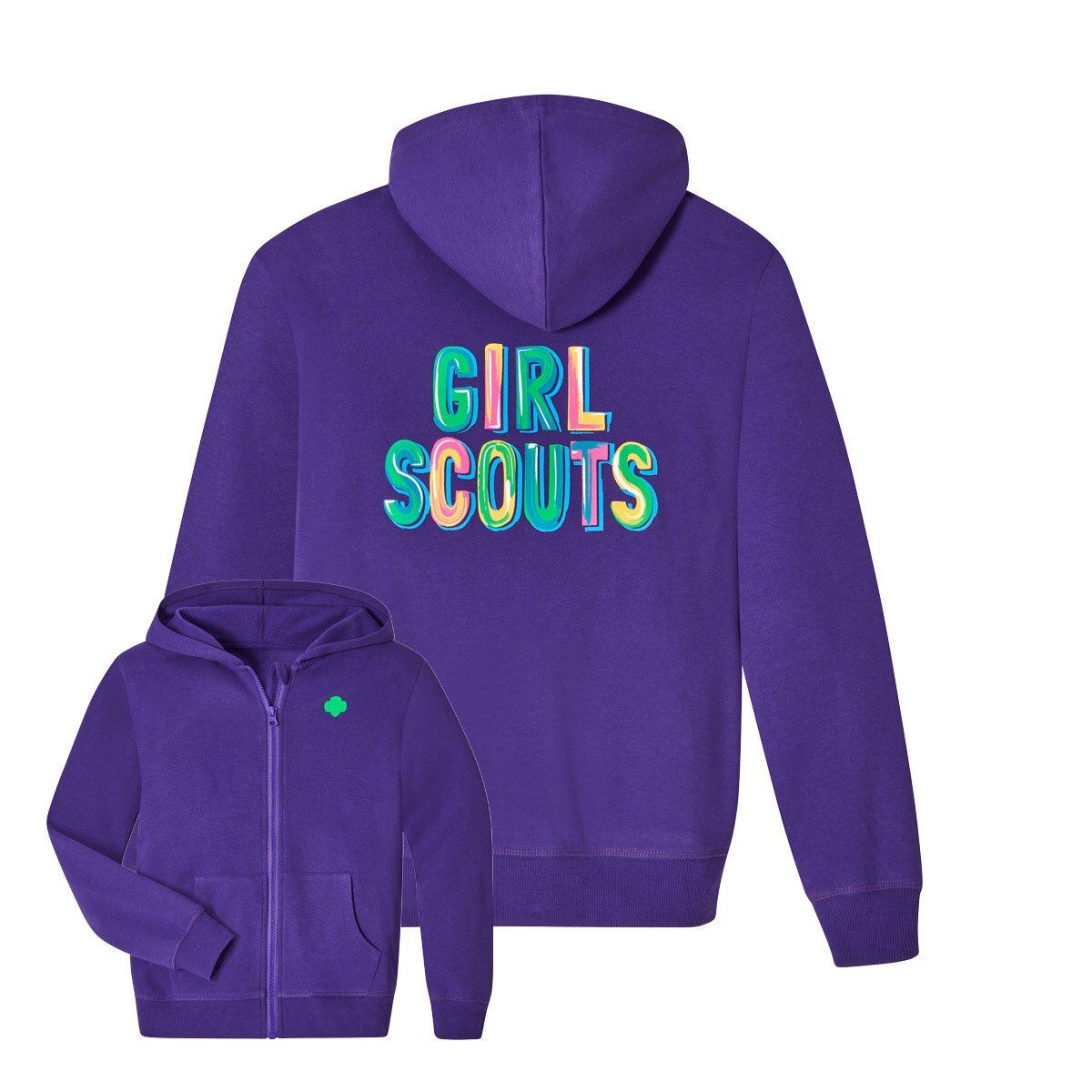 Deep Purple Zip-Up Hoodie - Women's