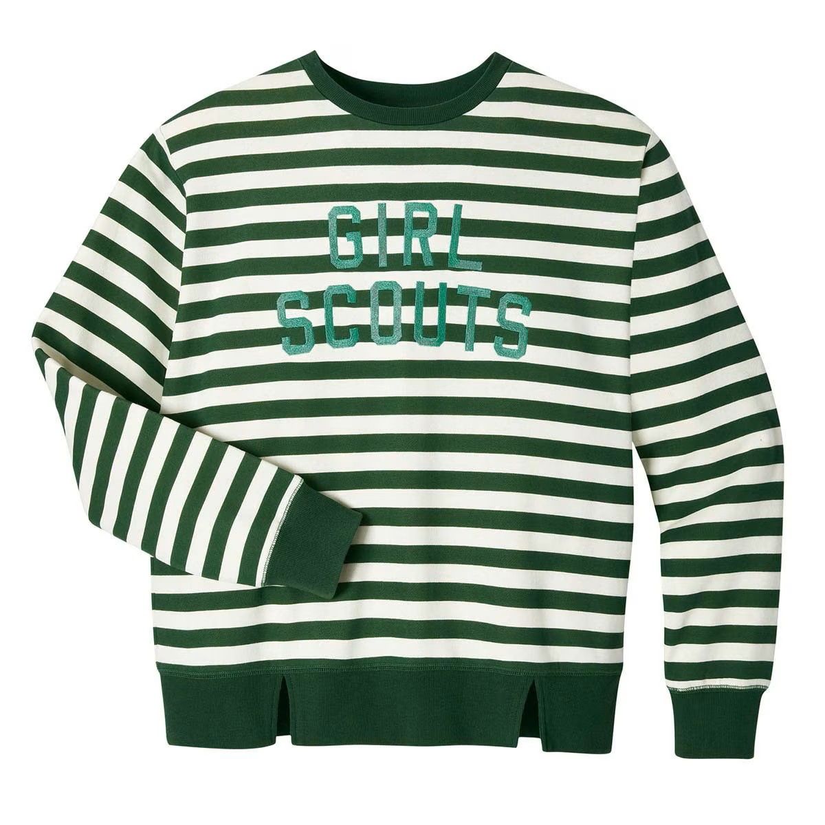 Striped Slouch Sweatshirt - Women's