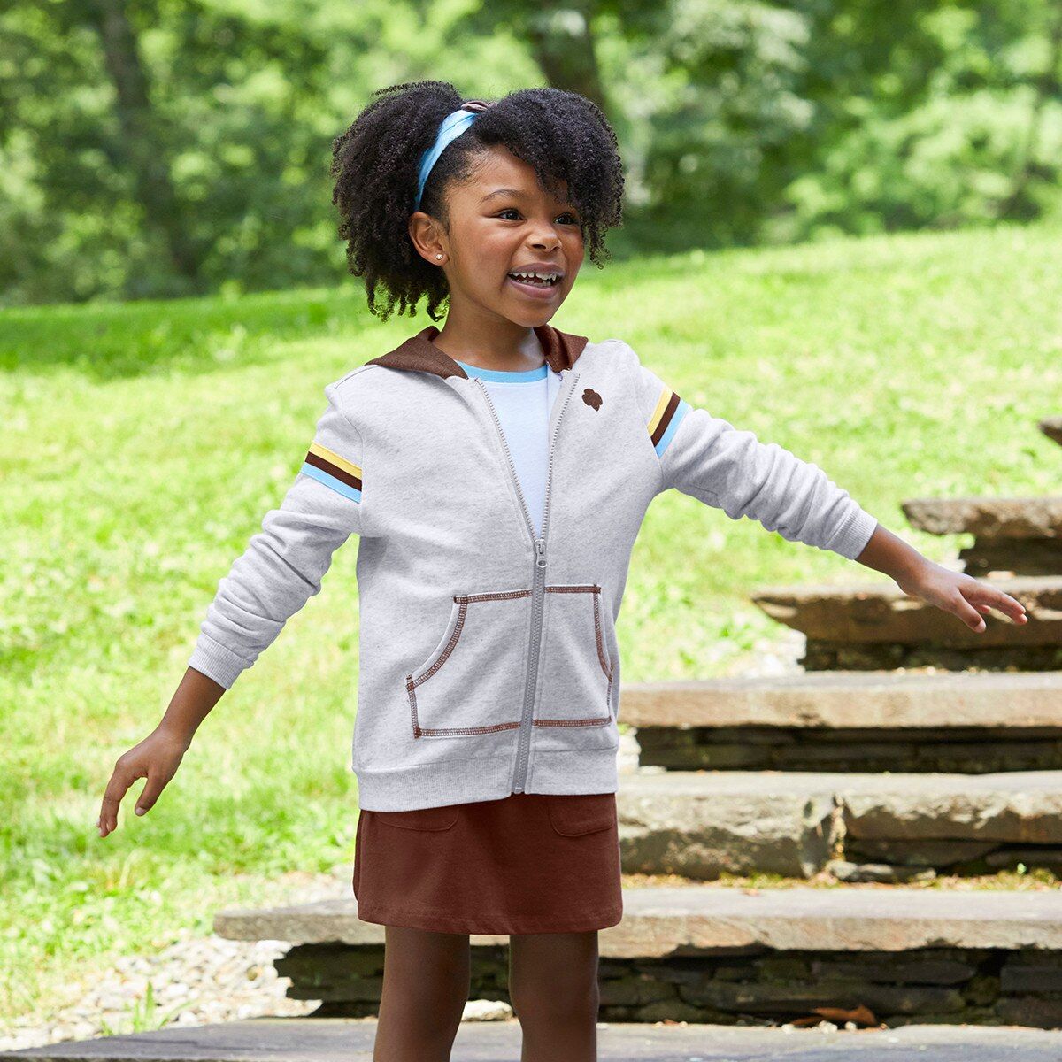 Brownie Zip-Up Hoodie