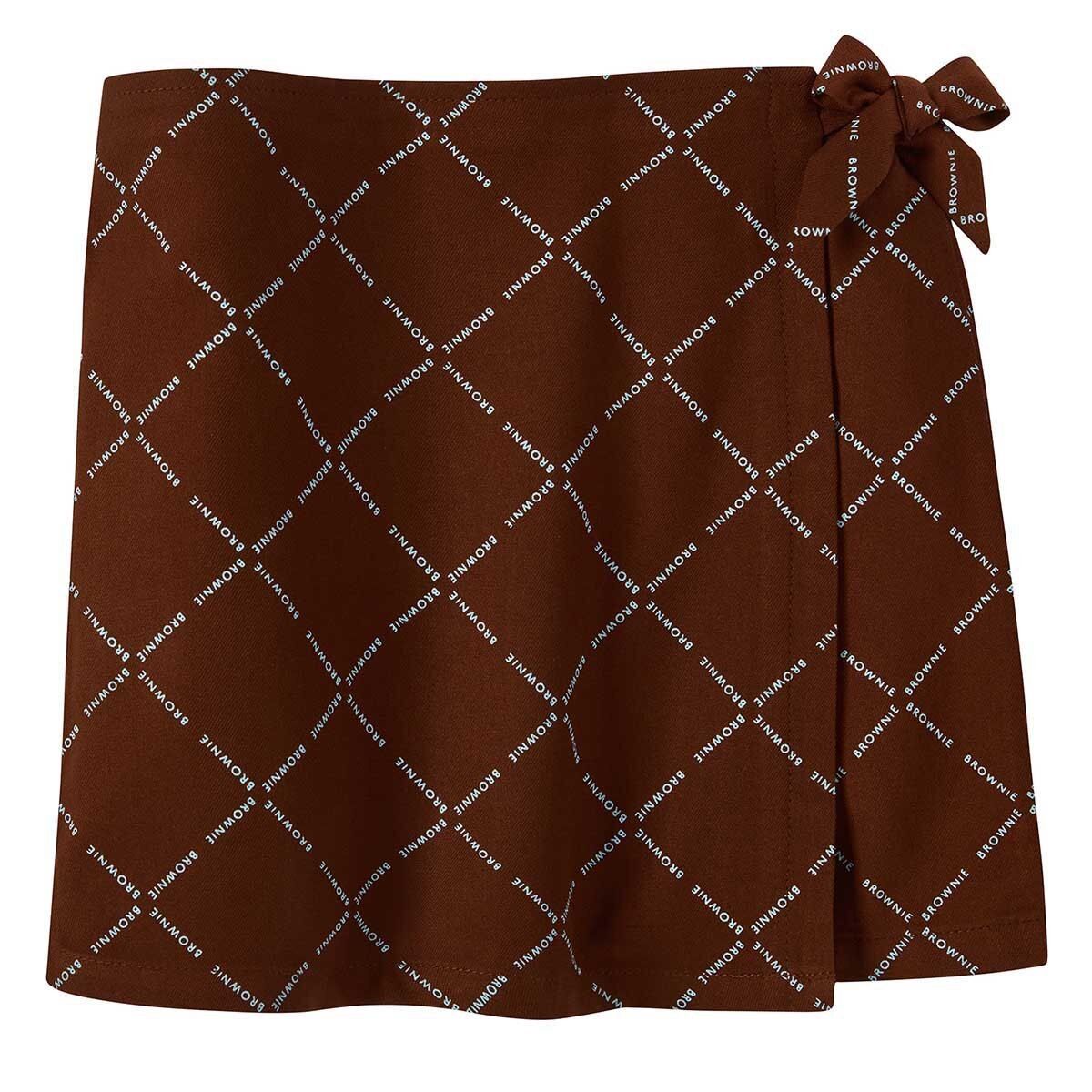 Brownie Printed Wrap Skort