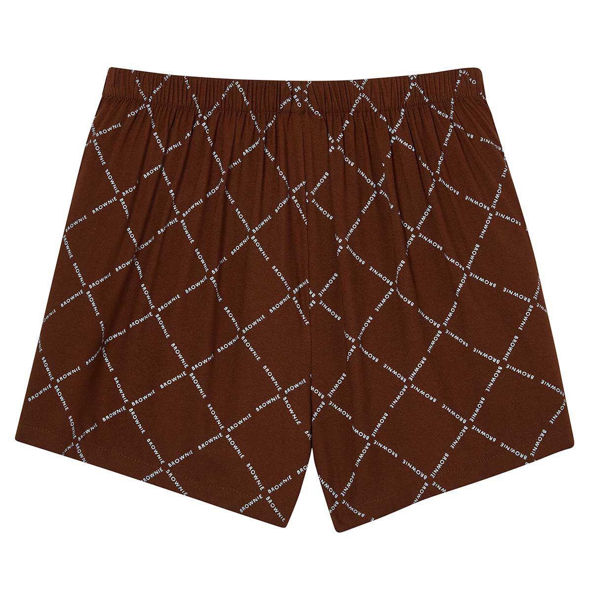 Brownie Printed Wrap Skort