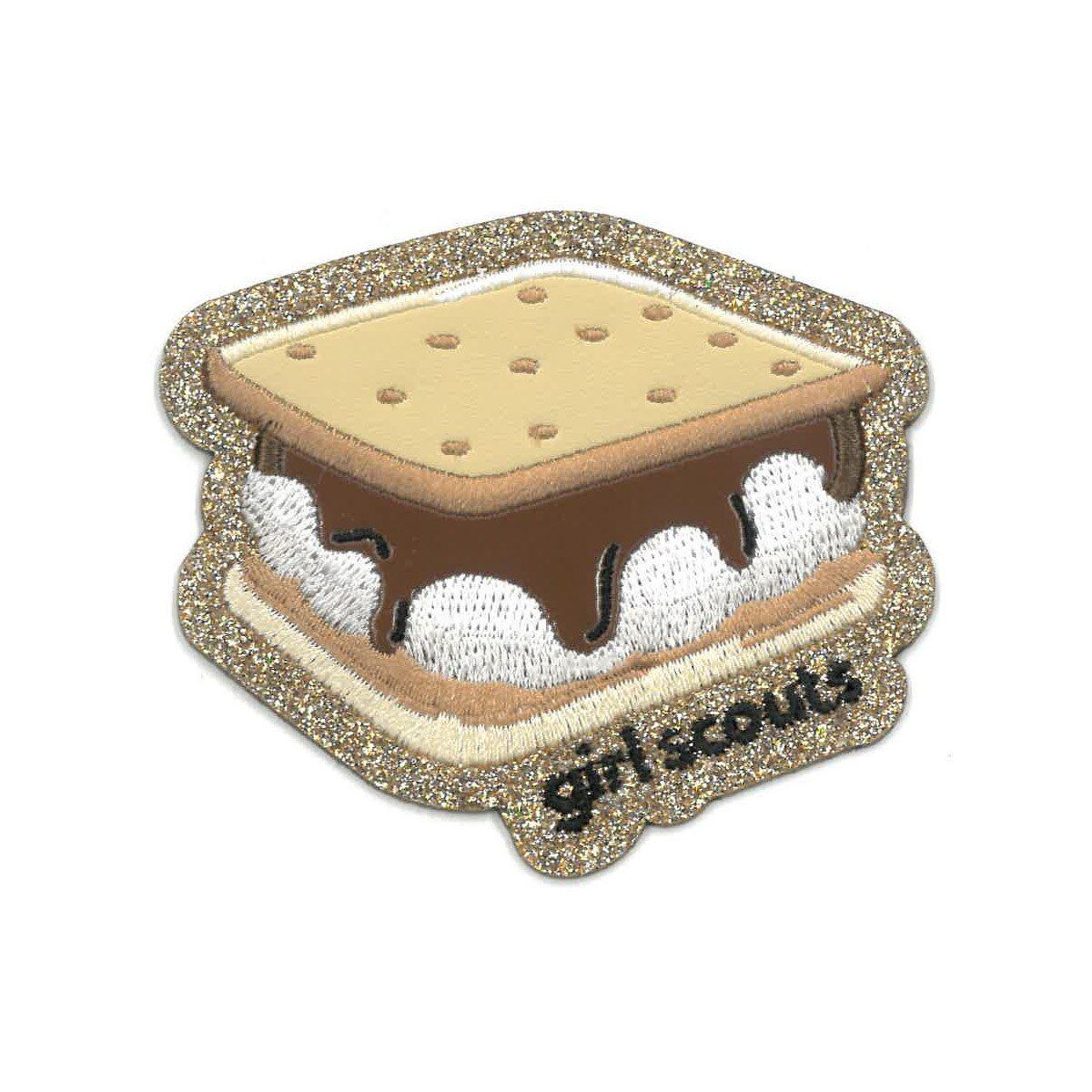Girl Scouts x Supermix Studio S'Mores Iron-On Super Fun Patch
