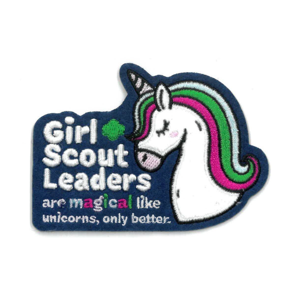 Girl Scouts x Supermix Studio Unicorn Leader Iron-On Super Fun Patch